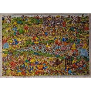 WHERE'S WALDO*The Unfriendly Giants*Great American Puzzle Factory-108Pieces-1991